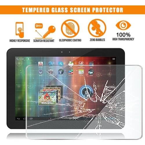 For Prestigio MultiPad 10.1 Ultimate Tablet Tempered Glass Screen Protector Scratch Resistant Anti-fingerprint Film Cover