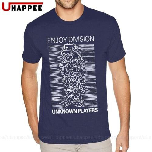 Purple Joy Division Tees for Men Custom Print Short Sleeved Red Crew Tee Shirt