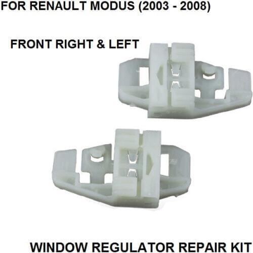 2003-2008 WINDOW REGULATOR CLIP KIT FOR RENAULT MODUS ELECTRIC WINDOW REGULATOR REPAIR CLIP FRONT RIGHT AND LEFT