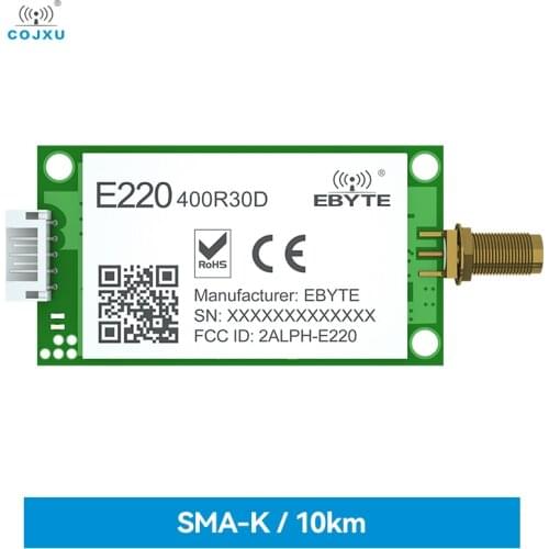 LLCC68 RS485 LoRa Module COJXU E220-400R30D 433Mhz 470Mhz 30dBm 10km Wireless Transceiver Receiver Long Range RF Module