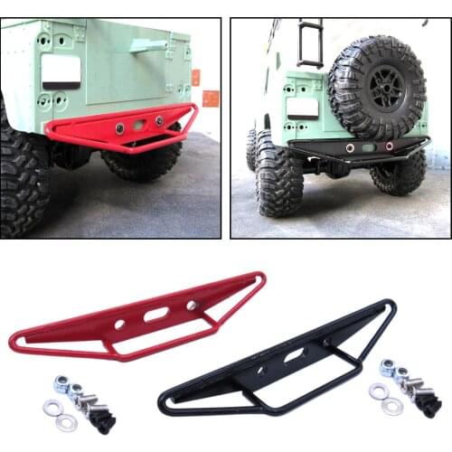 Metal Alloy Rear Bumper Upgrades Parts Accessories for D90 Defender D99S RC Crawler Car Accessory Upgrade Parts