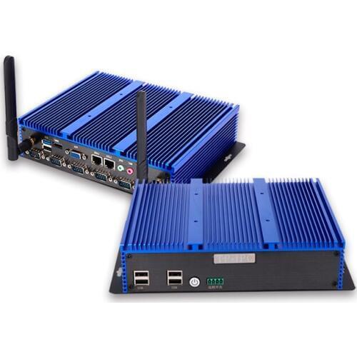 Mini Industrial Computer Fanless Embedded Industrial Small Host Machine Rs485 Serial Closed Microcomputer