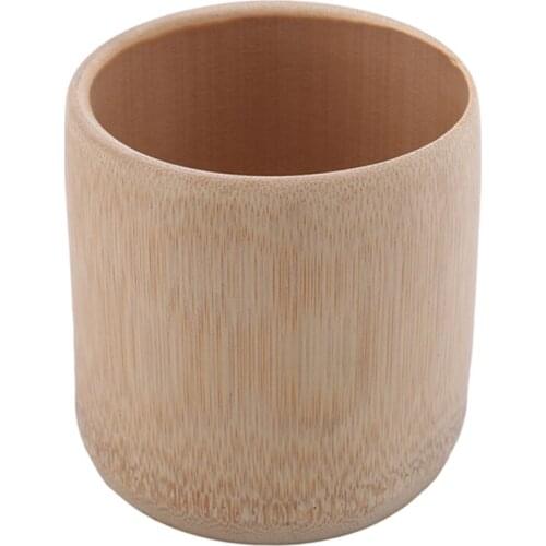 Natural Environmental Protection Pure Handmade Bamboo Tea Cups Water Cup Bamboo Round Tea Cups Insulated Small Gift
