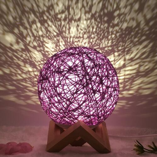 15CM Dropship Night Light Sepak Takraw Light LED Decoration Night Lamp Table Lamps For Living Room
