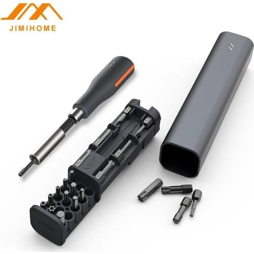 [New Version] JIMI GNT-23 Alloy Steel S2 Magnetic Screwdriver Set Multifunction Household DIY Hexagon Screw Driver Repair Tools