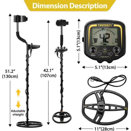 New TX-850 Metal Detector Professional Underground Depth Metal Detector with Headphones Gold Treasure Detector Hunter Pinpointer