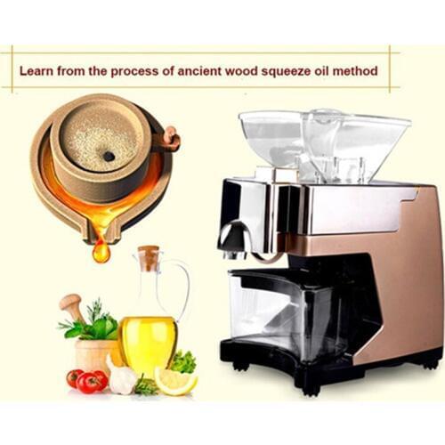New Design 180-240V Small Mini Home Oil Press Machine Seed Coconut Almond Soybean Walnut Oil Expeller