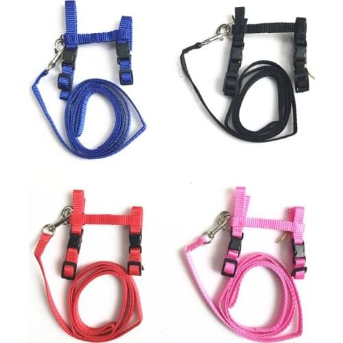 Pet Cat Collar Harness and Leash Adjustable Cotton Pet Traction Dog Kitten Halter Collar Cats Products for Cat Pet Harness Belt