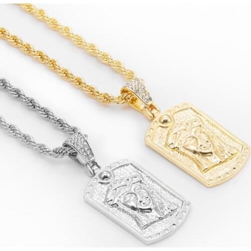Necklace Charms Crosses For Women Jesus Pendulum Jewelry On The Neck Zinc Alloy Virgin Mary 2021 NEW Wholesale Charms
