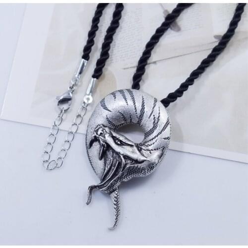 Punk Cool Domineering Snake Dragon Necklace Party Mens Hip Hop Motorcycle Jewelry