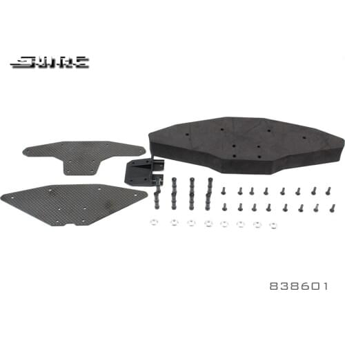 "SNRC 838601 1:8 RCAccessories 86 FRONT BUMPER ASSEMBLY - CARBON FIBER"