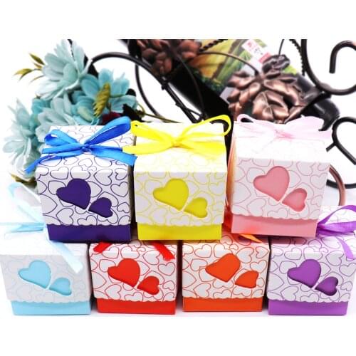 10pcs/Lot Candy Gift Bags Favor Box For Kids Birthday Party Baby Shower Birthday Wedding Party Supplies Candy Boxes