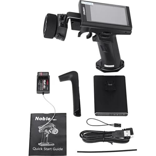 Flysky FS NB4 TR4 2.4G 4CH Noble Radio Transmitter w/ HVGA 3.5" TFT Color Screen for RC Car Boat Models