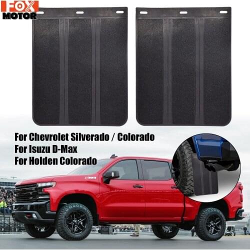 Rubber Mudflaps Mud Flaps Splash Guards Mudguards For Chevrolet Silverado 1500 2500 Colorado ISUZU D-MAX DMAX 4X4 4WD OFF-ROAD