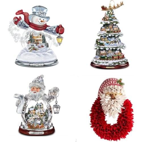 Merry Christmas Navidad Home Christmas Window Elk Snowman Christmas Tree Pvc Sticker 2022 New Year Christmas Gift Kids Natal