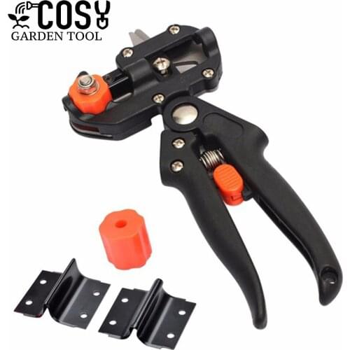 Garden Grafting Pruner Set Professional Grafting Machine Cutting Secateur Fruit Tree Grafting Shears Gardening Tools