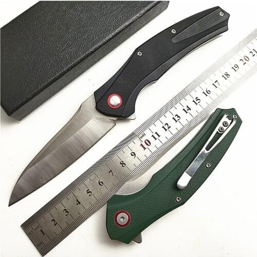 Kesiwo L141 D2 Steel EDC Folding Knife G10 Handle Ball Bearing Outdoor Pocket Camping Hunting Survival Knife EDC Tool