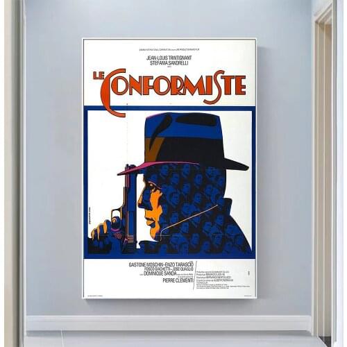 V0495 The Conformist (3) Vintage Classic Movie Wall Silk Cloth HD Poster Art Home Decoration Gift