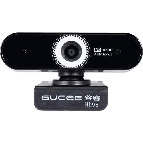 GUCEE Auto Focus Webcam 1080P Webcam Computer Camera web camera with microphone Drive-free pc Camera for PC Online Conference