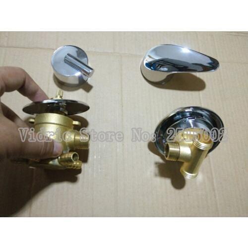 5 ways intubation style split valve water tap, Shower room mixing valve water separator, Barss faucet Hot and cold water switch