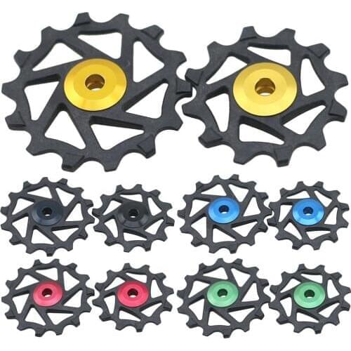 High Quality 12T 14T Mountain Road Bicycle Rear Wheel Bearing Guide Wheel Ceramic Bearing Jockey Wheel Rear Derailleur Pulley
