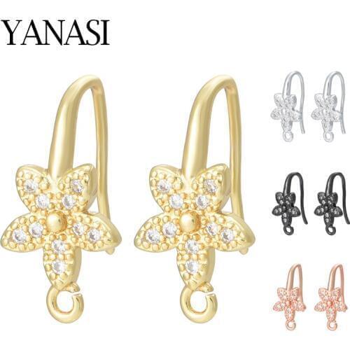 2019 NEW Earrings Finding Romantic Flower Tassle Pearl Accessories Jewelry Making Handmade DIY Woman Earrings