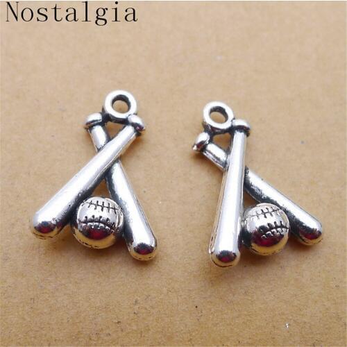 Sports Charms Vintage Ball Rugby Charms DIY Handmade Necklace Bracelet Jewelry Making Football Pendants For Jewelry Find