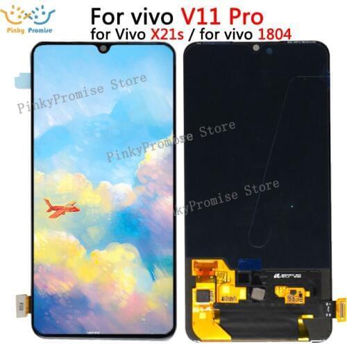 6.41'' For Vivo V11Pro LCD display with touch screen For vivo X21s 1804 digitizer Assembly replacement For V11 PRO x21s LCD