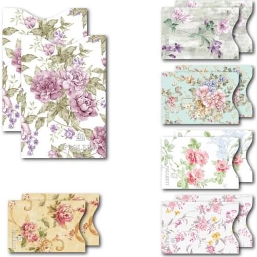 12 Pcs Anti Theft Passport Credit Card RFID Blocking Sleeves Set Protector Case Card Aluminum Safety Shield Holder Unique Design