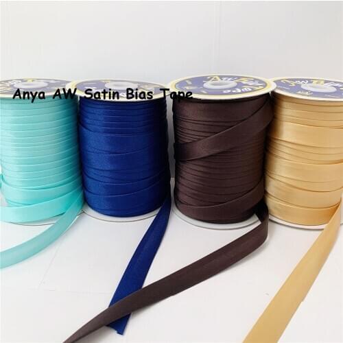 5/8" (15mm)X20Yards/Card Satin Bias Tape Binding Tape,AW Brand handmade For DIY Garment Sewing And Trimming