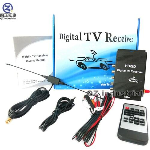 QZ industrial Free shipping QZ Car DVD player global digital television standard digital TV receiver box