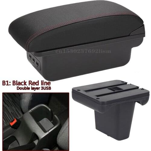 For Chevrolet Cavalier armrest box central Store content Storage box with cup holder ashtray USB interface 2015 - 2019