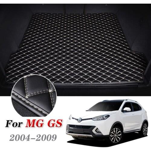 Leather Car Trunk Mats for MG GS 2015-2019 Accessories Rear Cargo Liner MGGS Boot Tray Pad Auto Carpet Floor Mat