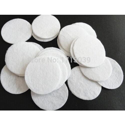 White Color 6cm Round Fabric Felt Circles Pads for Flower non-woven Fabric Pads DIY Flower Accessories 1000pcs/lot