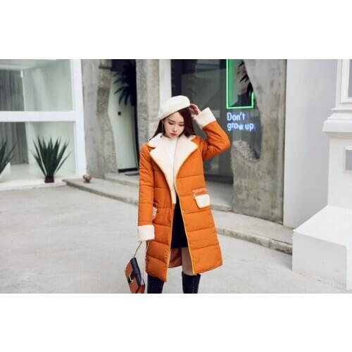 Jacket Winter Autumn Women Long Parka Plus Size Down Cotton Coat Womens Coats Winter Parkas Chamarras De Mujer KJ721 s s s