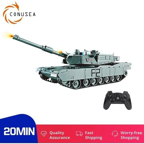 Conusea Rc Battle Tank Model Toy Cars On Radio Control Car Military Truck World of Tanks with Shoot Bullets Boy Toys for Kids