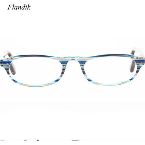 Tortoise Acetate Frame Reading Glasses Men Women Ultralight Mini Myopia Presbyopic Prescription Eyeglasses High Quality