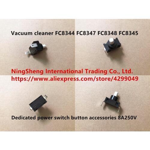 Original new 100% import vacuum cleaner FC8344 FC8347 FC8348 FC8345 dedicated power switch button accessories 8A250V