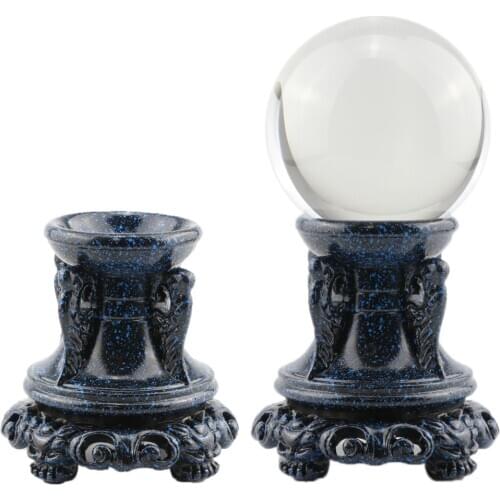 Resin Display Stand for Crystal Glass Lens Ball 80 100mm Big Divination Photography Lensball Base Magic Sphere Holder Home Decor
