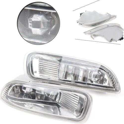 1 Pair For Toyota Corolla 2003-2004 Car Front Bumper Fog Lights Driving Lamp lear Lens 812102060 8120002060