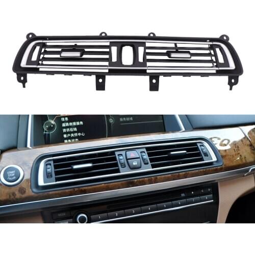 Front Center Air Outlet Vent Dash Panel Grille Cover Middle air conditioning outlet for BMW 7 series F02 2008-2015