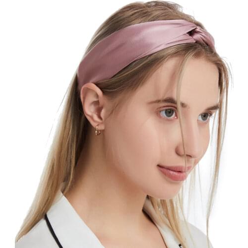 100% Mulberry Silk Scrunchie Hair Accessories Elastics Hair Bands Headband Ponytail Hair Ties For Women Girls