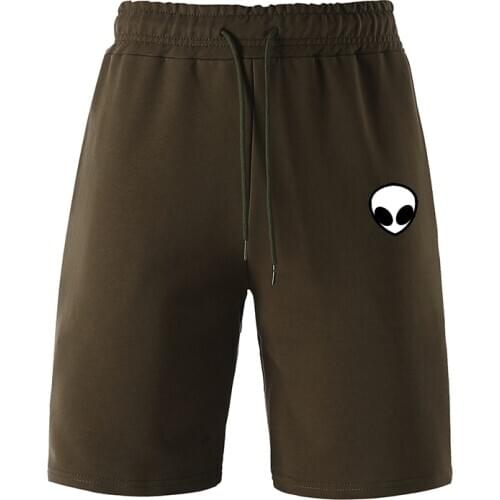 New Spring Summer Sweatpant Solid Color Print Mens Casual Shorts Jogging Pants Sleep to Wear Mens Lace-up Shorts Sports Shorts