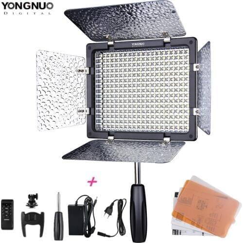 New Yongnuo YN300 III YN-300 lIl 3200k-5500K / 5500K CRI95 Camera Photo LED Video Light with AC Power Adapter