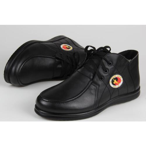 High Quality Cowhide Winter Tai Chi Shoes Soft Genuine Leather Kung Fu Wushu Shoes Martial Arts Sneaker Footwear