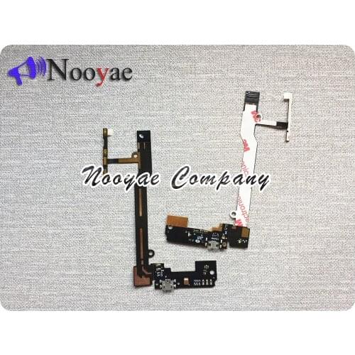 Power on/off For BQ Aquaris E5 4G 0982 USB Charging Charger Dock Port Volume Connect Connector Microphone Flex Cable