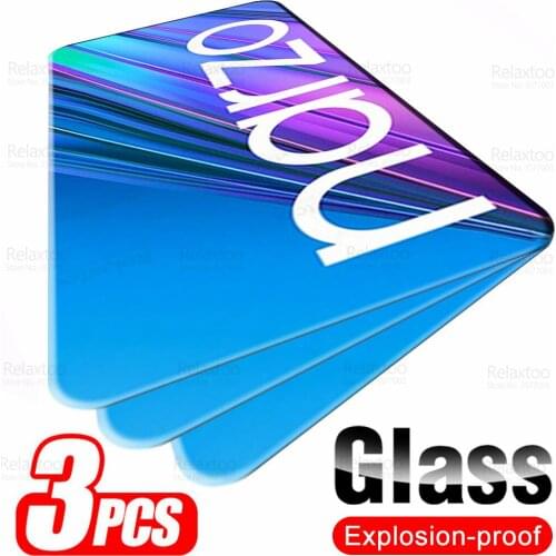 3pcs Protective Tempered Glass For Oppo Realme Narzo 30 5G Glass Screen Protector Realmi Narzo30 A 30A Safety Phone Cover Film