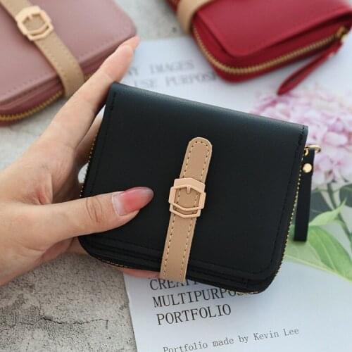 Womens Wallet Short Women Coin Purse Fashion Wallets For Woman Card Holder Small Ladies Wallet Female Hasp Mini Clutch For Girl