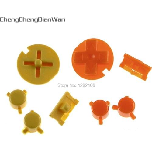 10sets A B Button Keypads for Gameboy Pocket GBP On Off Power Buttons D Pads Power Buttons