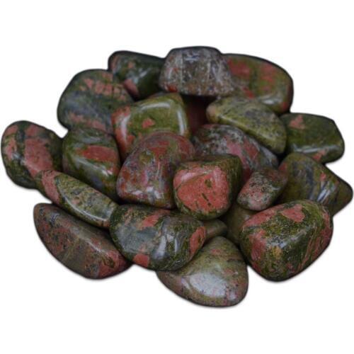 200Gram Natural Gemstone Unakite Bulk Tumbled Stone Chakra Reiki Healing Crystal Minerals